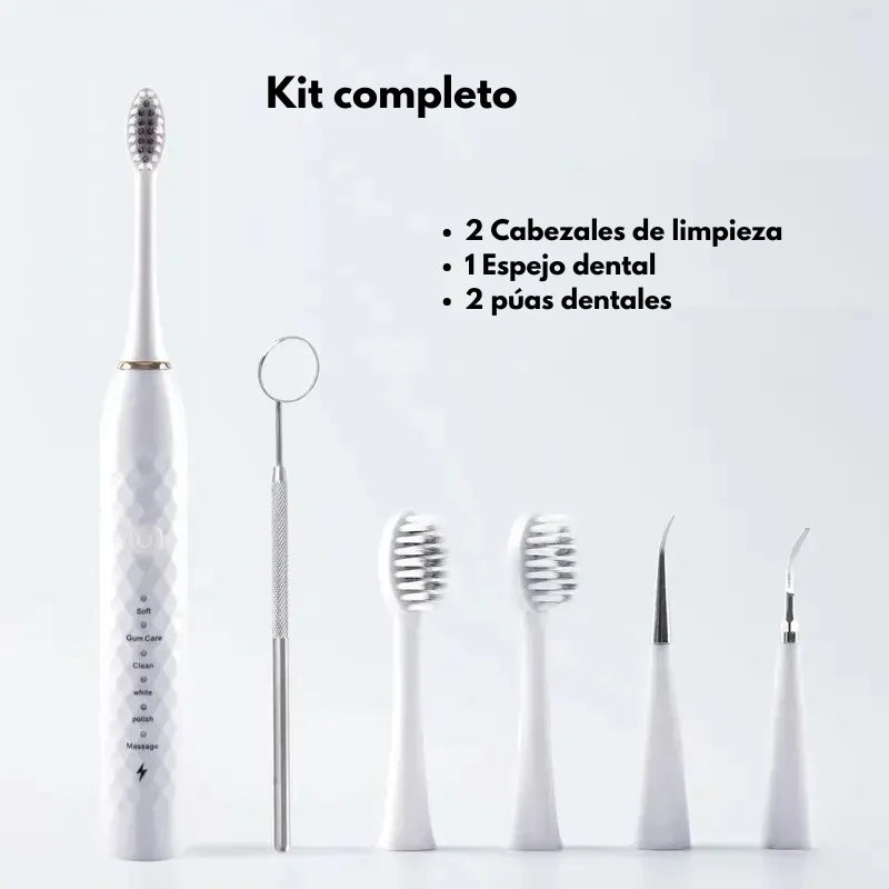 OralPro Ultrasónico 360° - Cepillo Eléctrico con 4 Cabezales