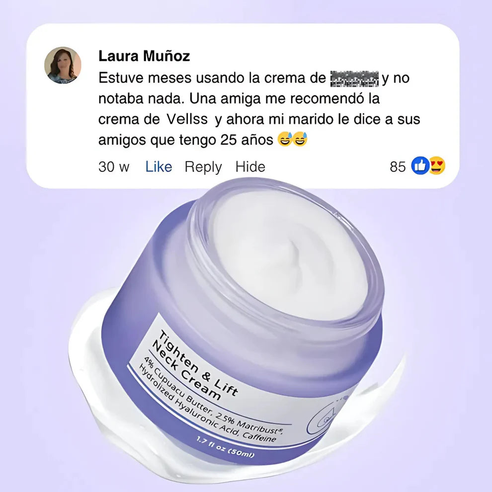 2x1 Crema reafirmante 4 en 1 - Cuello y papada reafirmado este Verano (2 meses)