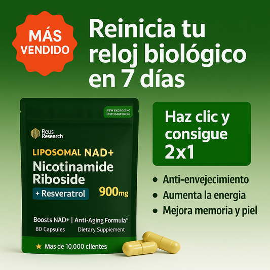 2X1 Restaura tu energía, rejuvenece tus células y vuelve a vivir la vida