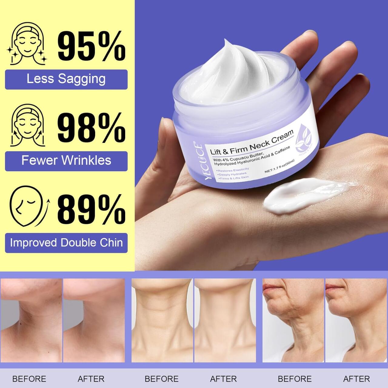 Crema Antienvejecimiento Para el Cuello y Escote