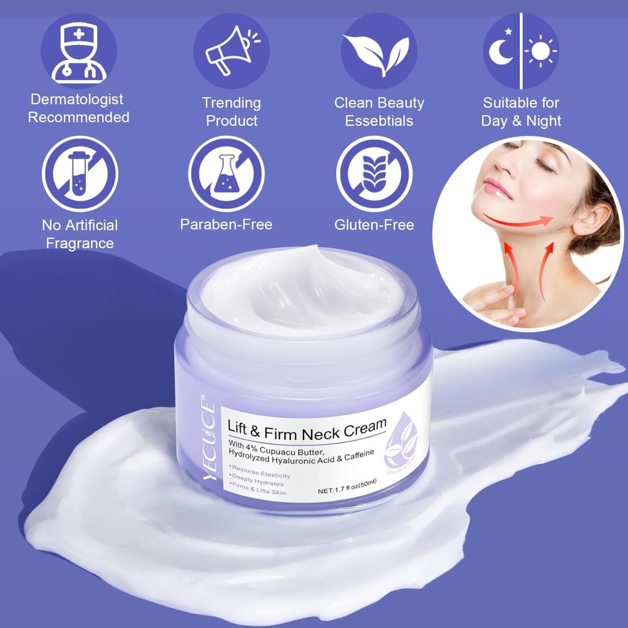 Crema Antienvejecimiento Para el Cuello y Escote